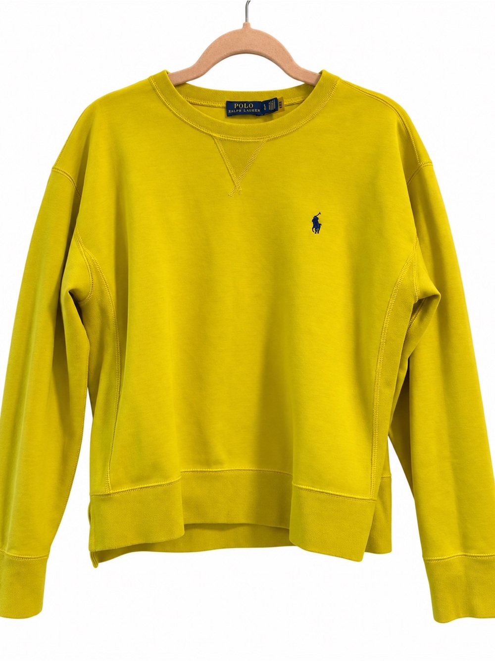 Polo Ralph Lauren Yellow Crewneck Sweatshirt Size L